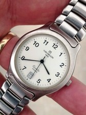 Montre Homme Yves Meillon Mode Classique Gourmette Métal Quartz Water Résistant