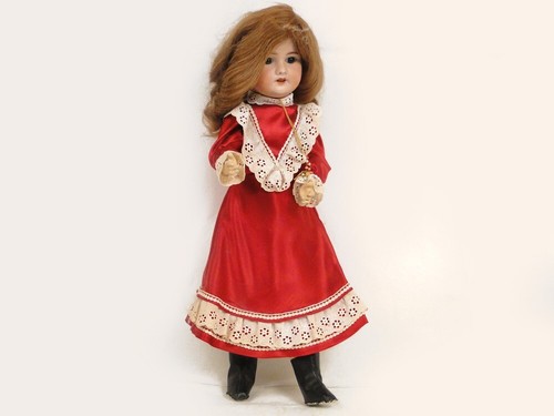 Porcelain head doll - ,, with