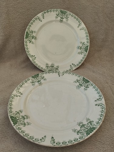 Anciennes assiettes plates - anciennes,
