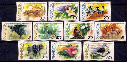 Rwanda 1982 animaux - rwanda,