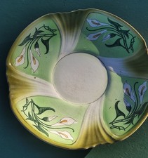 Grande Sous Tasse Art Nouveau - Faïence Sarreguemines