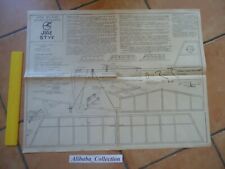 Plan Guillemard Maquette AVION de début moteur PLANEUR MAP JIGé STYK
