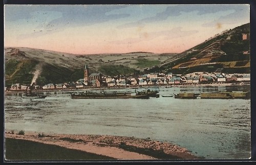 Lorch rhein vue partielle - lorch, a.