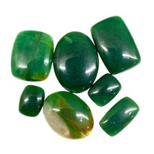 7 Pcs De Jade Vert Naturel