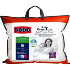 DODO Oreiller MEMOFORME Grand luxe à Mémoire de Forme ergonomique 50x70 cm Blanc