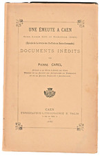 Pierre Carel UNE EMEUTE à