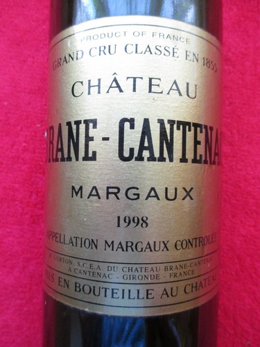 Château brane cantenac 1998 - brane,