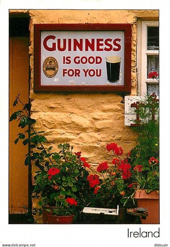 Carte postale irlande - carte,
