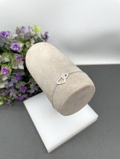 Bracelet Marc Orian rhodié 2 coeurs pavage oxydes  Argent 925 Millième (22 CT) 