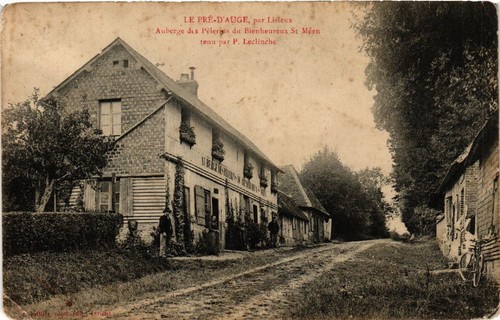 Cpa pre auge auberge - pre, d'auge