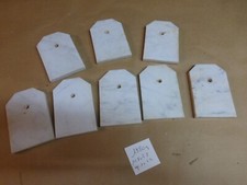 3/ lot de 8 plaque socle  en marbre old marble  FRENCH pour sujet régule bronze