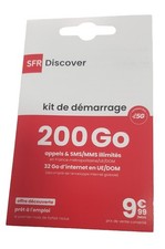 SFR la Carte Sim 200 GO d’Internet en 5G + Appels, SMS et MMS illimités 