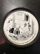 Rare BOUCHON COLLECTION DESSOUS DE VERRE TONIMALT  BANDE DESSINEE HUMORISTIQUE