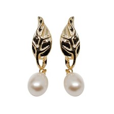 1StAmerican Bijoux Boucles D'oreilles Pour Femme En Argent Sterling Plaqué Or