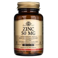 Solgar Zinc 50 mg, 100