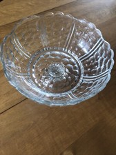 GRANDE COUPE A FRUITS EN CRISTAL MOULE