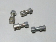 4 anciennes SERRE TRINGLE  L 22.3 X 8 X D 6mm POUR TRINGLE DE 6 mm VINTAGE 