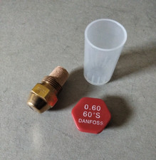 Gicleur DANFOSS 0,60 60°S Débit 0.60 USgal/h angle 60° Type S chaudière Fioul