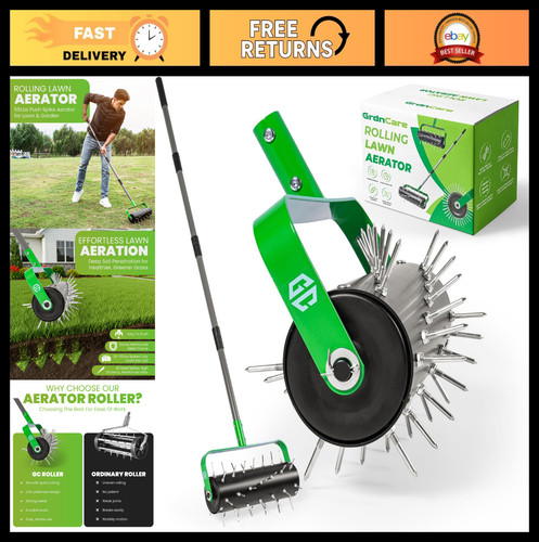 Heavy duty lawn aerator roller - heavy-duty,