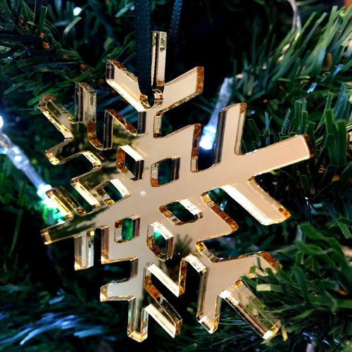 Icy flocon neige sapin - neige, de