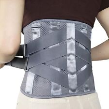 HONGJING Back Brace pour soulager les douleurs lombaires avec 7 supports