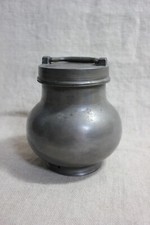 Sustenteur / pot à bouillon / Pot à Tabac en Etain - 1888