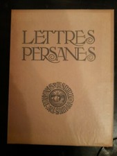 LETTRES PERSANES MONTESQUIEU