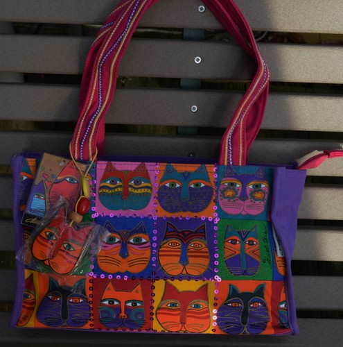 Laurel burch cat faces - cat,