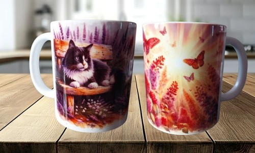 Mug chat aux - douces, couleurs