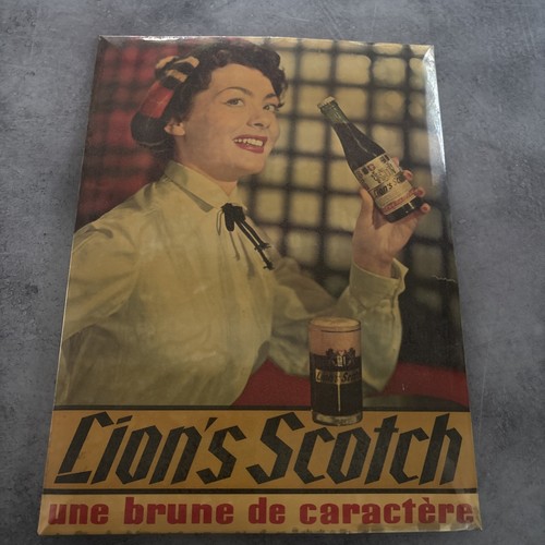 Ancienne plaque publicitaire - ancienne,