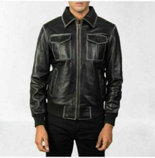 Blouson motard homme