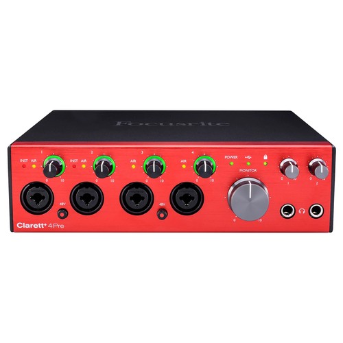 Focusrite clarett 4pre in - clarett+, 18-in