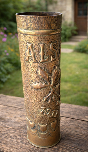 Ancien 1917 douille obus - ancien,