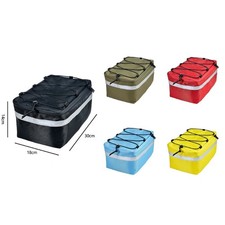 Sacoche de coffre de vélo imperméable avec poches de rangement latérales et d