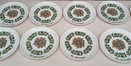 Lot assiettes à fromage - assiettes,