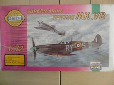 Maquette Avion 1/72 SMER Ref 0847 Supermarine Spitfire Mk.VB