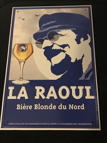 Plaque métal raoul - plaque, "la