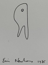 Ervin NEUHAUS (1928-2012) Dessin Feutre Unique 1975 Cosmos Barbapapa Spatial 32