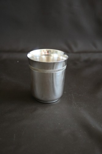 Timbale métal argenté - argenté,