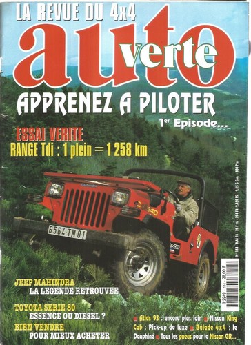 Auto verte 144 jeep - auto, n°144