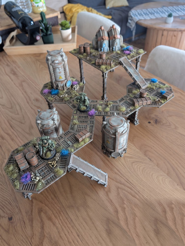 Grand décor wargame complexe