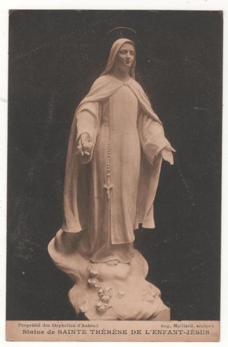 Cpa statue de sainte - cpa,