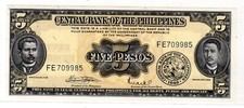 Philippines Billet 5 Pesos ND
