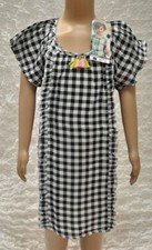 Robe Vichy Doublée Avec Pompon Coloré Orchestra 6 ans Vêtement Fille Neuf