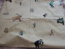 coupon tissu  " Tintin "   122   X  147    cm