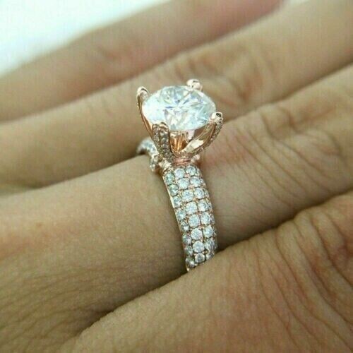 Bague mariage solitaire - de,