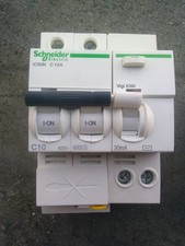 1x Disjoncteur différentiel SCHNEIDER IC60N 2P 10A 30mA courbe C vigi AC