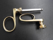 ancienne paire de poignée Béquille de porte laiton serrure quincaillerie FENETRE