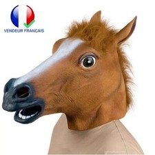 Masque De Cheval Marron En