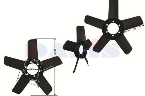 Ailettes ventilateur pour - ventilateur,